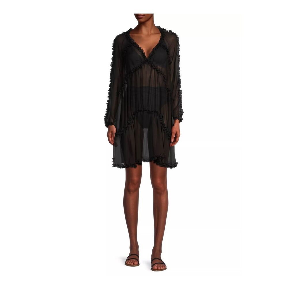 Aurum Tiered cover-up dress 2